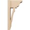 Ekena Millwork 8-in W x 12-in D x 24-in H Balboa Trad Rough Cedar Woodgrain TimberThane Outlooker, Primed Tan OUTUR080X12X24BOA04RCPR - alternate 3